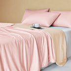 Weich 100% Nylon Fabric | Filled With Whole Feather Silk Cotton | Pink