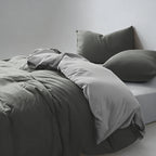 WEICH 980TC Bedding Set | Double-Sided | Quilt Cover | 100% Cotton | Mist Blue
