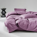 WEICH 1000TC Bedsheet Set | With Quilt Cover | 100% Combed Cotton | Soft Touch | Dusty Rose