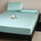 WEICH Luxury ICE Silk Bedsheet Set | Smooth Cooling | Seafoam Green