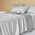 Weich 100% Nylon Fabric | Filled With Whole Feather Silk Cotton | Light Grey