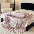 WEICH Luxury ICE Silk Bedsheet Set | Smooth Cooling | Pink