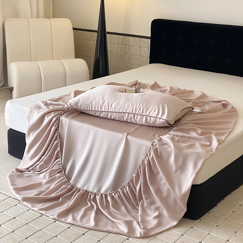 WEICH Luxury ICE Silk Bedsheet Set | Smooth Cooling | Pink