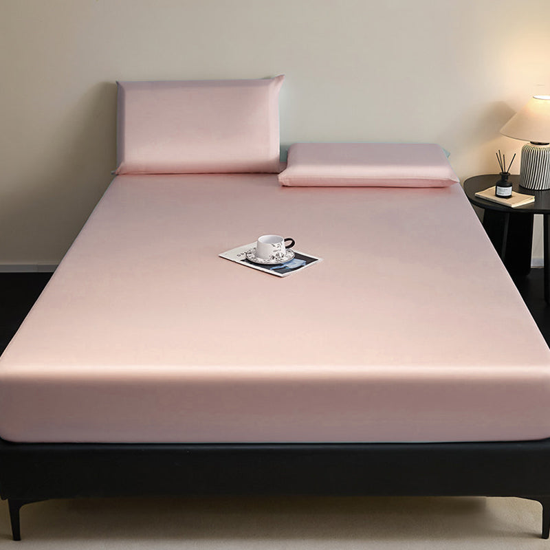 WEICH Luxury ICE Silk Bedsheet Set | Smooth Cooling | Pink