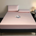 WEICH Luxury ICE Silk Bedsheet Set | Smooth Cooling | Pink