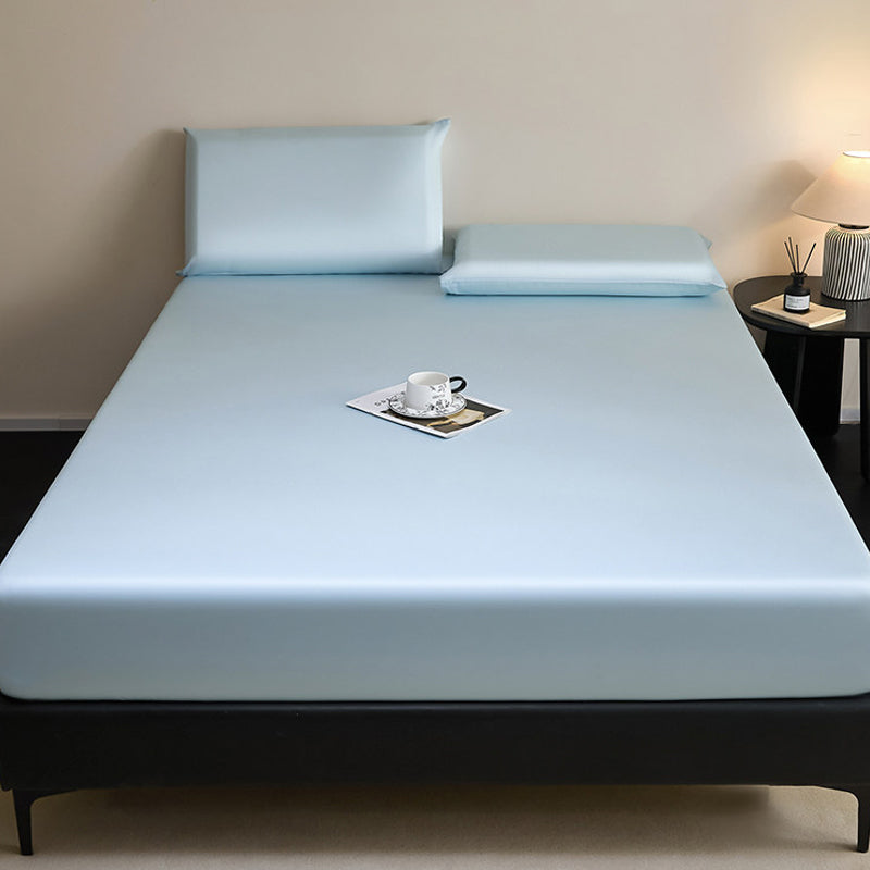 WEICH Luxury ICE Silk Bedsheet Set | Smooth Cooling | Glacier Blue