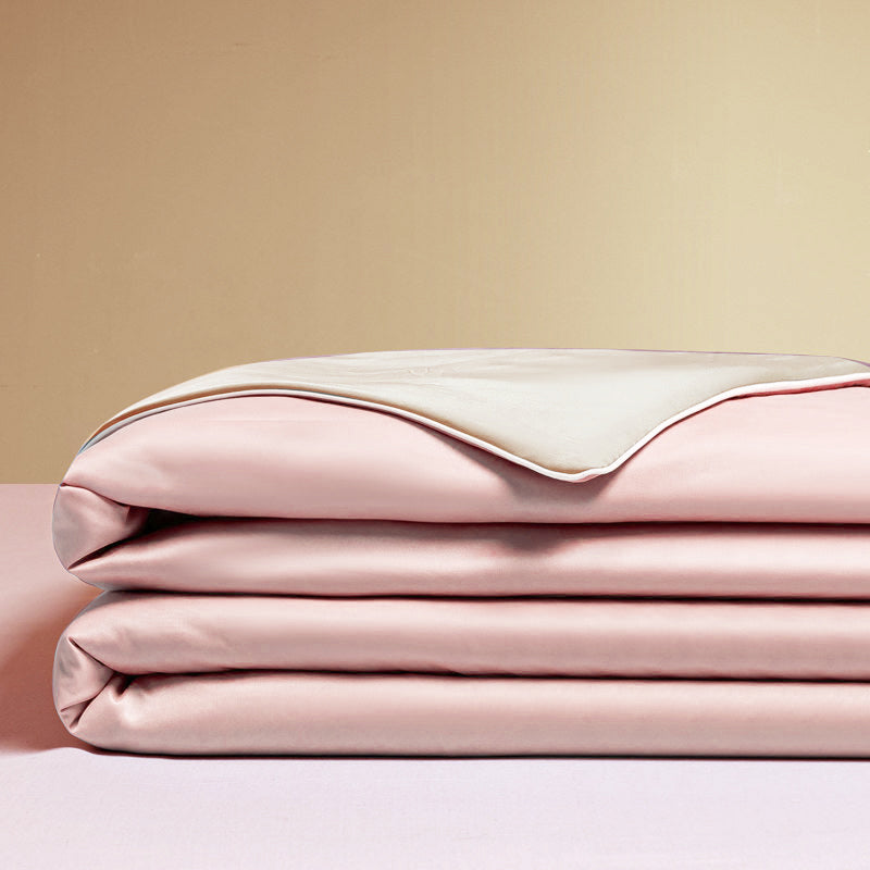 Weich 100% Nylon Fabric | Filled With Whole Feather Silk Cotton | Pink
