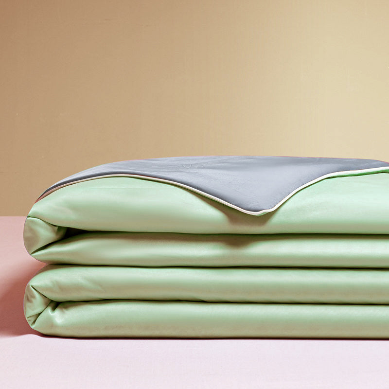 Weich 100% Nylon Fabric | Filled With Whole Feather Silk Cotton | Green