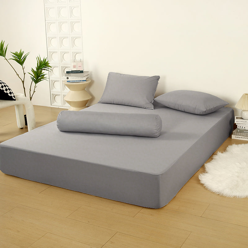 WEICH Fitted Sheet Waterproof | Water Proof Urine Barrier | Breathable Mattress Cover | Dark Gray