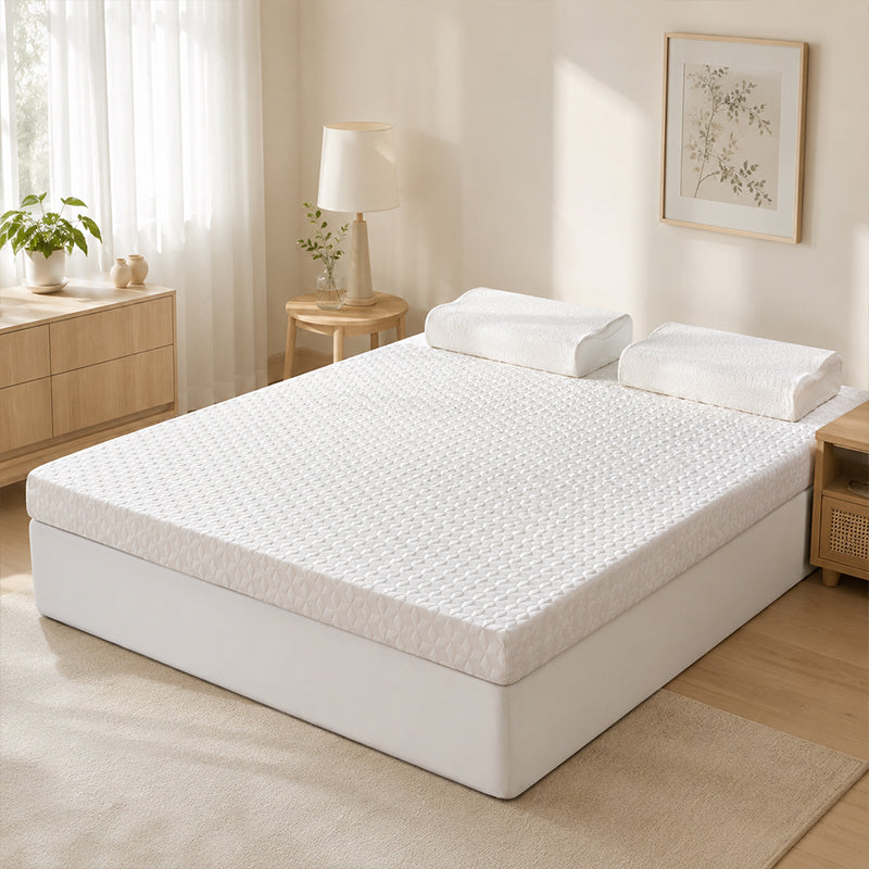 WEICH Premium Quilted Mattress 150×190cm | Soft Supportive White Mattress for Everyday Comfort