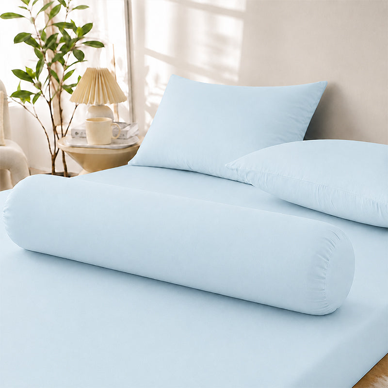WEICH | 100% Waterproof | Bedsheet Mattress Protector & Pillow Protector | Breathable Waterproof Mattress Cover | Blue