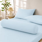 WEICH | 100% Waterproof | Bedsheet Mattress Protector & Pillow Protector | Breathable Waterproof Mattress Cover | Blue