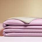 Weich 100% Nylon Fabric | Filled With Whole Feather Silk Cotton | Lilac Mist