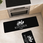 WEICH 2 in 1 Kitchen Floor Mat Water-Absorbent Non-Slip Mat Kitchen Mats Vintage Pattern Carpet | A1