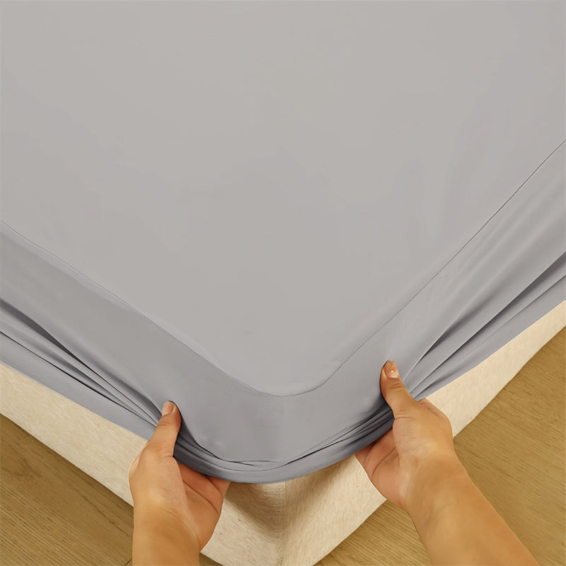 WEICH Fitted Sheet Waterproof | Water Proof Urine Barrier | Breathable Mattress Cover | Dark Gray