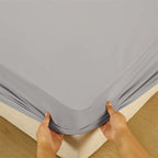WEICH Fitted Sheet Waterproof | Water Proof Urine Barrier | Breathable Mattress Cover | Dark Gray