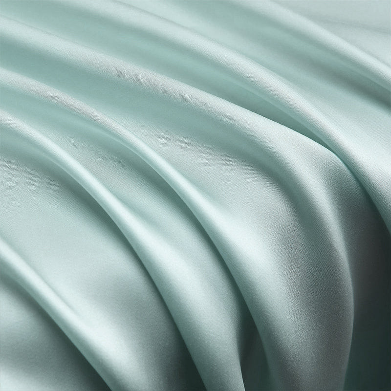 WEICH Luxury ICE Silk Bedsheet Set | Smooth Cooling | Seafoam Green