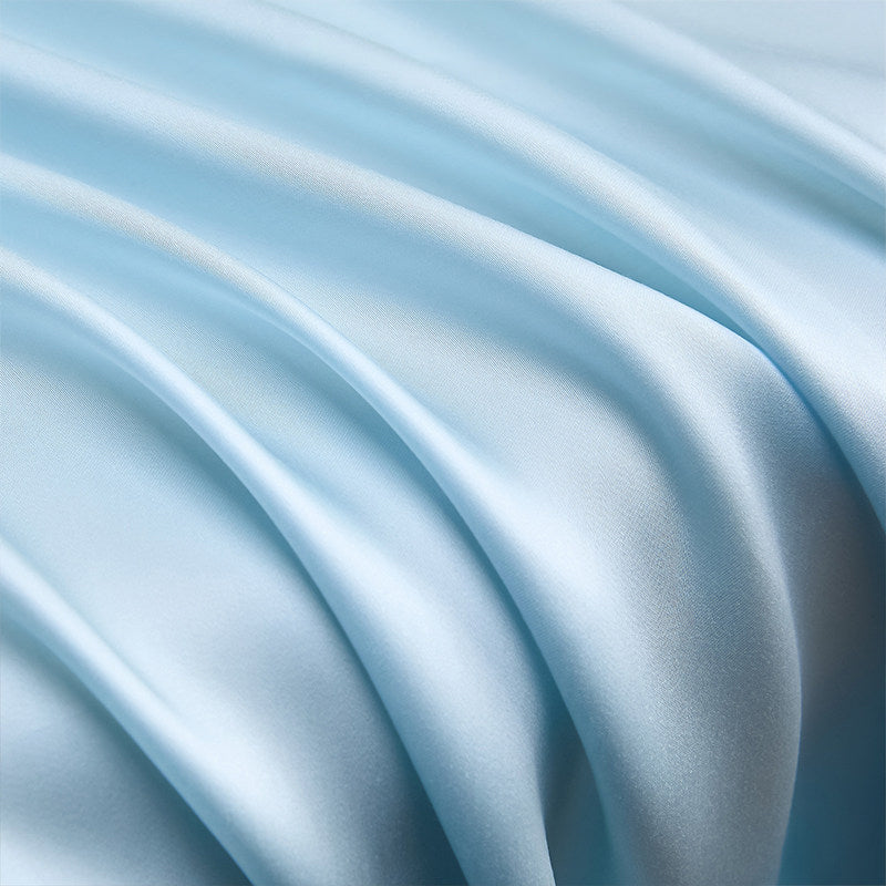 WEICH Luxury ICE Silk Bedsheet Set | Smooth Cooling | Glacier Blue