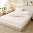WEICH | 100% Waterproof | Bedsheet Mattress Protector &amp; Pillow Protector | Breathable Waterproof Mattress Cover | White