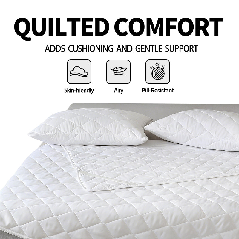 WEICH Mattress Protector Cotton Elastic Band Mattress Topper Single/Super Single/Queen/King Size