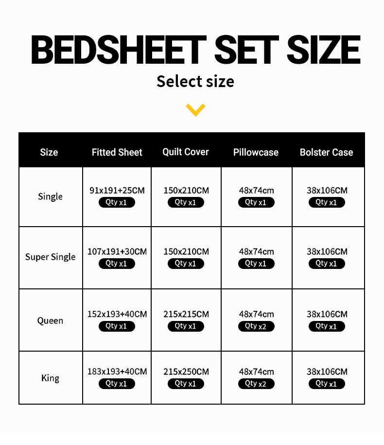 WEICH 1000TC Bedsheet Set | With Quilt Cover | 100% Combed Cotton | Soft Touch | Graphite Grey