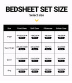 WEICH 1000TC Bedsheet Set | With Quilt Cover | 100% Combed Cotton | Soft Touch | Graphite Grey
