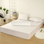 WEICH Fitted Sheet Waterproof | Water Proof Urine Barrier | Breathable Mattress Cover | White