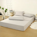 WEICH Fitted Sheet Waterproof | Water Proof Urine Barrier | Breathable Mattress Cover | Gray
