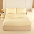 WEICH 890TC | Fitted Bedsheet Set | 100% Combed Cotton | Milkshake White