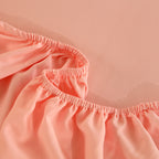 WEICH 890TC | Fitted Bedsheet Set | 100% Combed Cotton | Pink