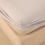 WEICH 890TC | Fitted Bedsheet Set | 100% Combed Cotton | Light Gray