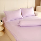 WEICH 890TC | Fitted Bedsheet Set | 100% Combed Cotton | Elegant Purple