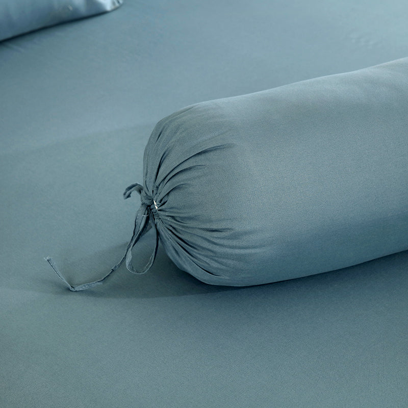 WEICH 890TC | Fitted Bedsheet Set | 100% Combed Cotton | Deep Steel Blue