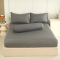 WEICH 890TC | Fitted Bedsheet Set | 100% Combed Cotton | Graphite Gray