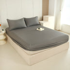 WEICH 890TC | Fitted Bedsheet Set | 100% Combed Cotton | Graphite Gray