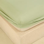 WEICH 890TC | Fitted Bedsheet Set | 100% Combed Cotton | Fresh Green