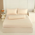 WEICH 890TC | Fitted Bedsheet Set | 100% Combed Cotton | Soft Apricot Beige