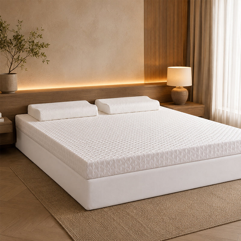 WEICH Premium Quilted Mattress 150×190cm | Soft Supportive White Mattress for Everyday Comfort