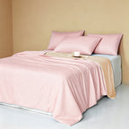 Weich 100% Nylon Fabric | Filled With Whole Feather Silk Cotton | Pink