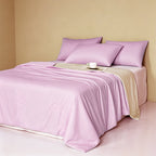Weich 100% Nylon Fabric | Filled With Whole Feather Silk Cotton | Lilac Mist