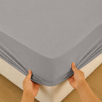 WEICH | 100% Waterproof | Bedsheet Mattress Protector &amp; Pillow Protector | Breathable Waterproof Mattress Cover | Dark Grey