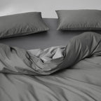 WEICH 980TC Bedding Set | Double-Sided | Quilt Cover | 100% Cotton | Mist Blue