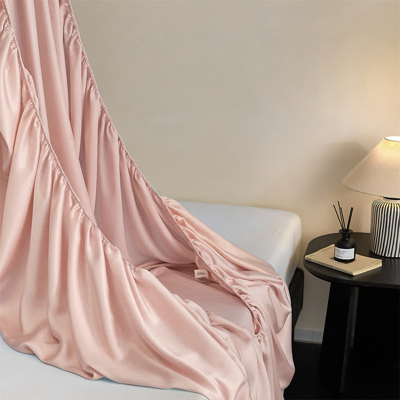 WEICH Luxury ICE Silk Bedsheet Set | Smooth Cooling | Pink