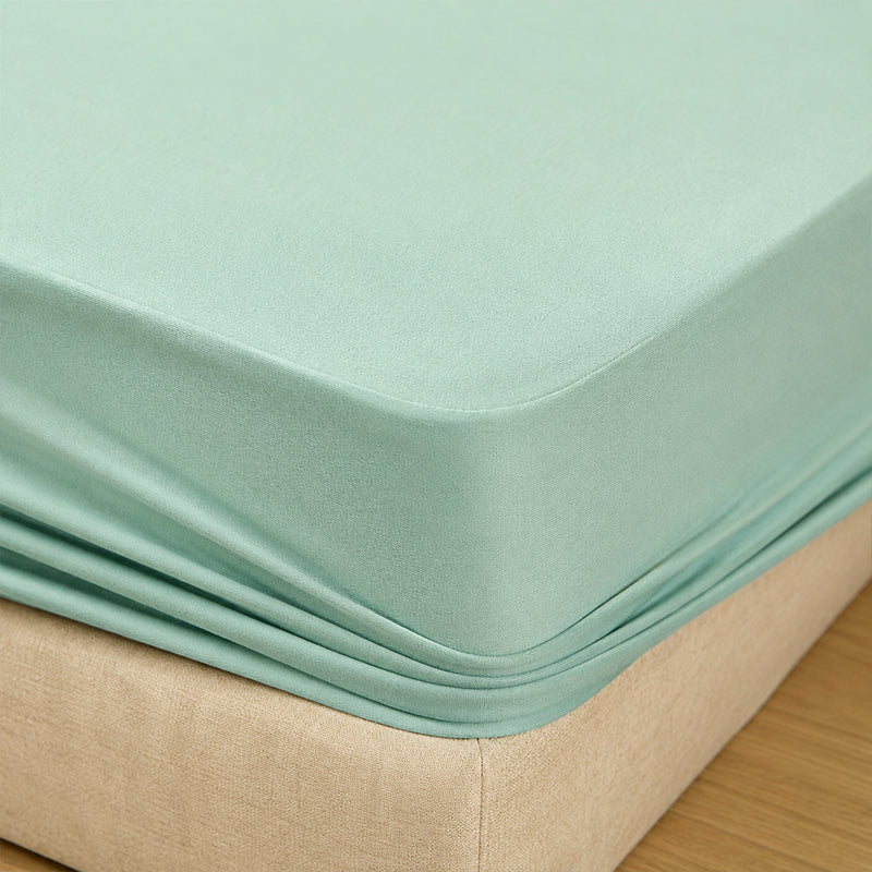 WEICH | 100% Waterproof | Bedsheet Mattress Protector &amp; Pillow Protector | Breathable Waterproof Mattress Cover | Green