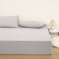 WEICH Fitted Sheet Waterproof | Water Proof Urine Barrier | Breathable Mattress Cover | Gray