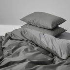 WEICH 980TC Bedding Set | Double-Sided | Quilt Cover | 100% Cotton | Mist Blue