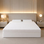 WEICH Premium Quilted Mattress 150×190cm | Soft Supportive White Mattress for Everyday Comfort