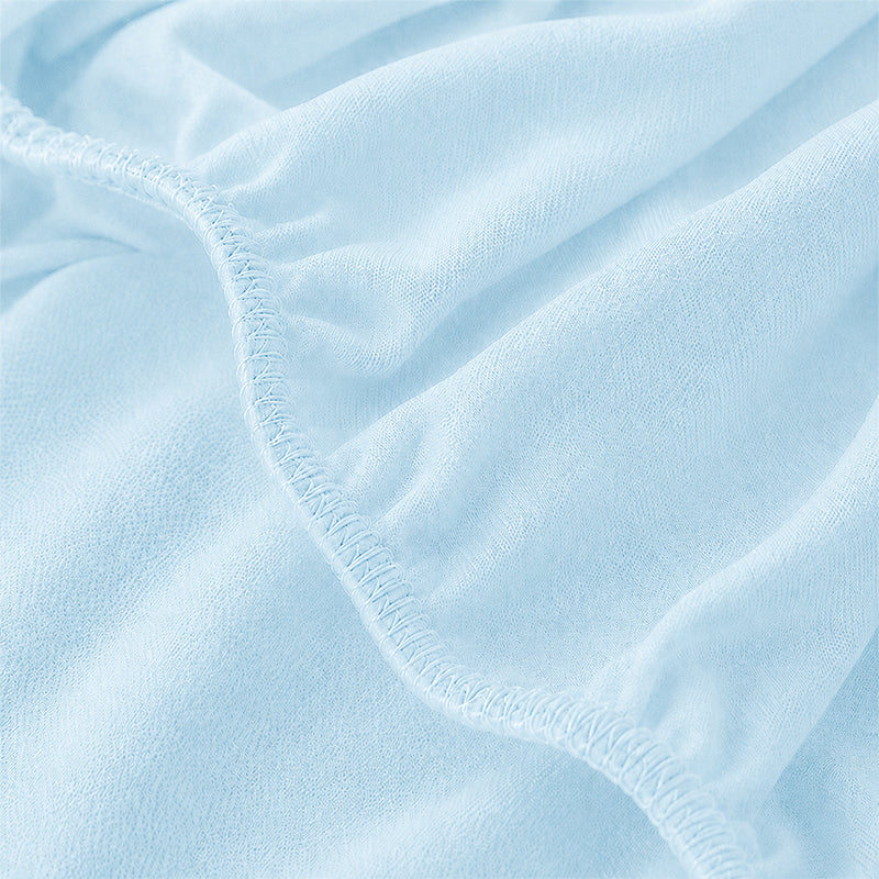WEICH | 100% Waterproof | Bedsheet Mattress Protector & Pillow Protector | Breathable Waterproof Mattress Cover | Blue