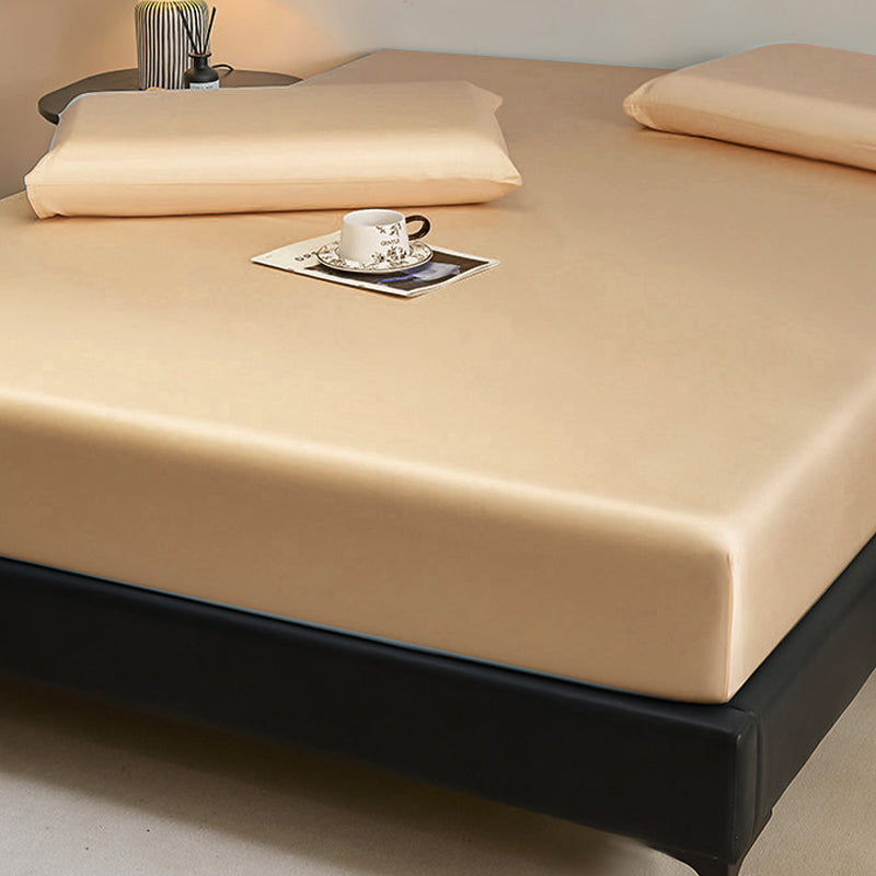 WEICH Luxury ICE Silk Bedsheet Set | Smooth Cooling | Brown