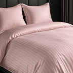 1200TC | Silky | Embossed Micro Satin | Bedsheet Set | Dusty Pink